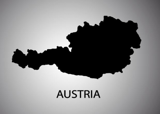 Austria Wandtattoo Aufkleber - sterreich Karte