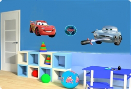 Cars Wandtattoo - Kinderzimmer  Disney Aufkleber