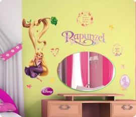 Rapunzel Kinderzimmer Deko Sticker Set - ©Disney Lizenzware