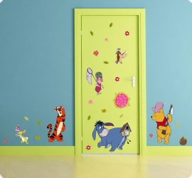 Winnie Pooh Wandtattoo Deko Set - Kinderzimmer © Disney Aufkleber